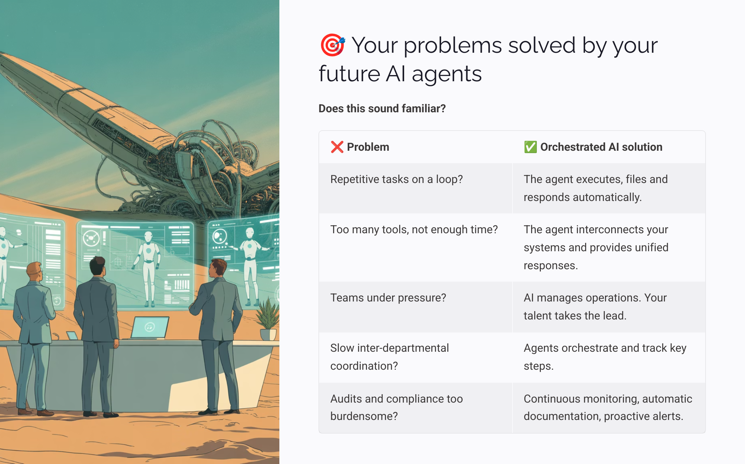 Your problems solved by your future AI agents