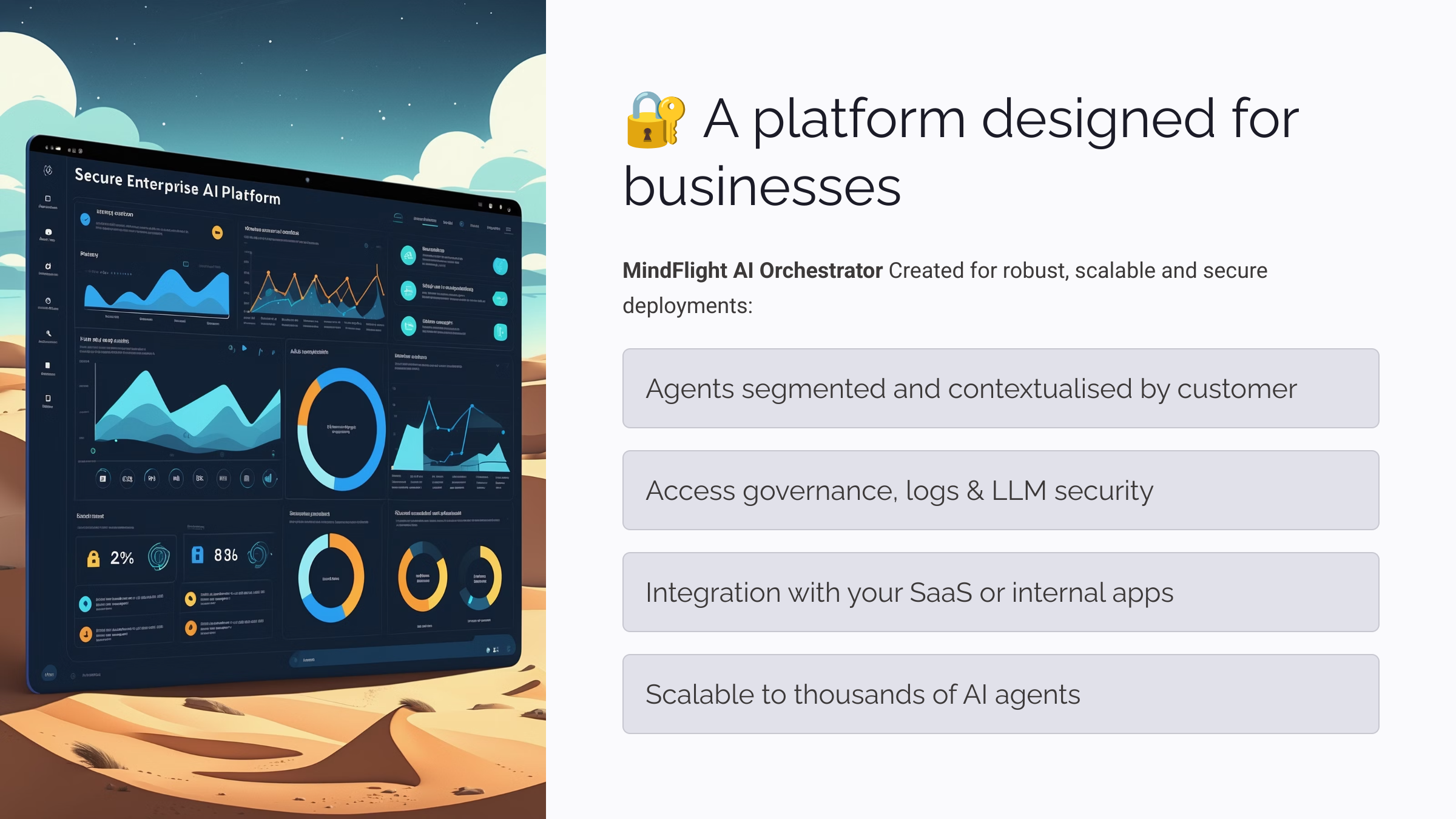 A platform designed for businesses